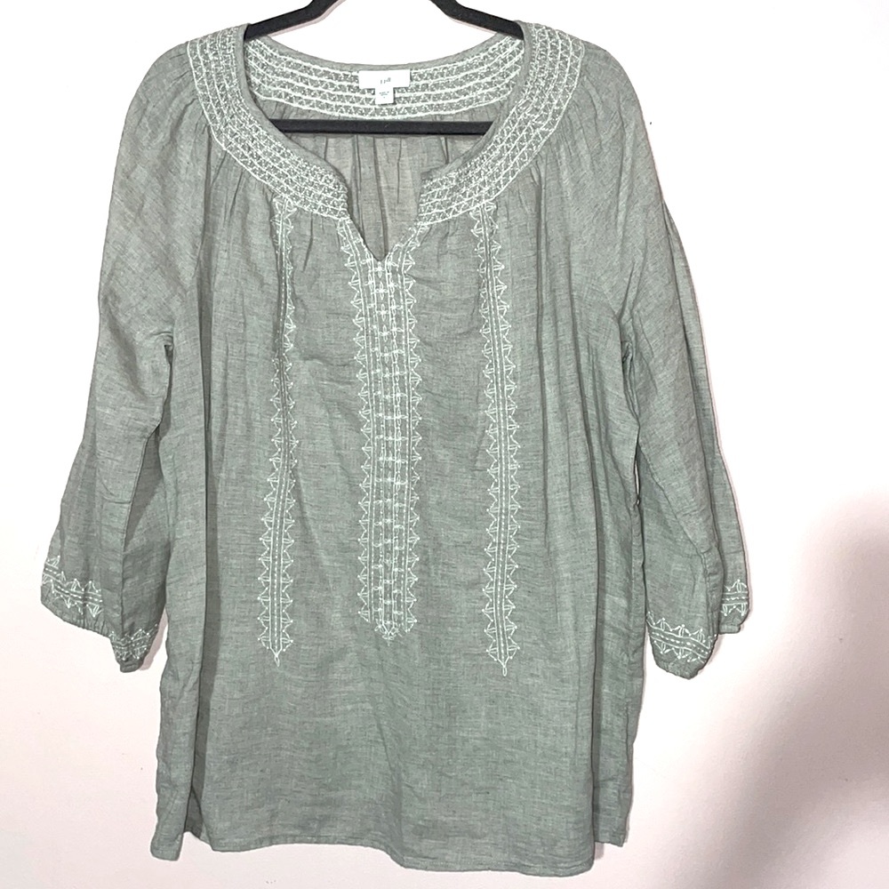 JJill tunic top size large